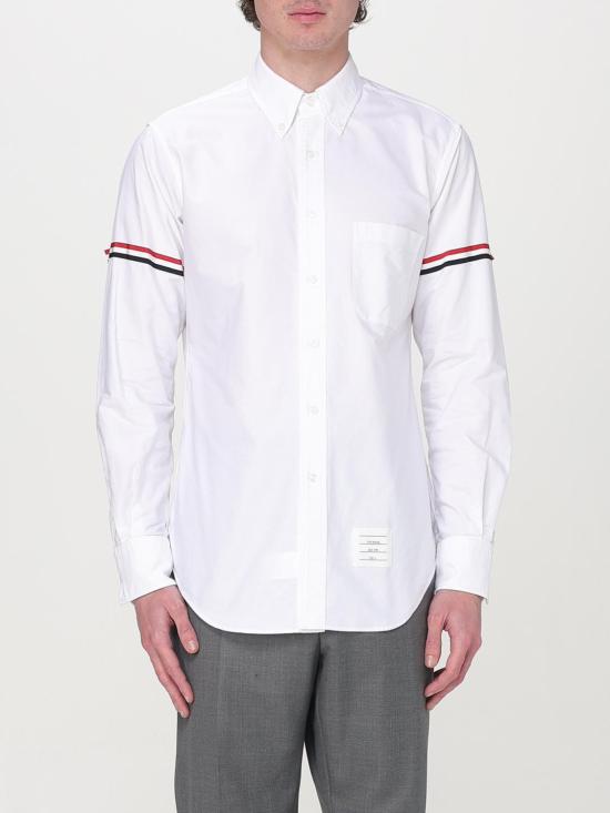 25FW 톰브라운 긴팔 셔츠 MWL150EF0313 100 White