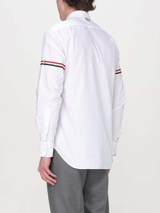 25FW 톰브라운 긴팔 셔츠 MWL150EF0313 100 White - THOM BROWNE