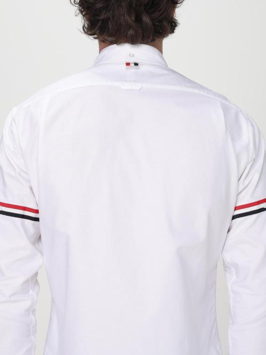 25FW 톰브라운 긴팔 셔츠 MWL150EF0313 100 White - THOM BROWNE