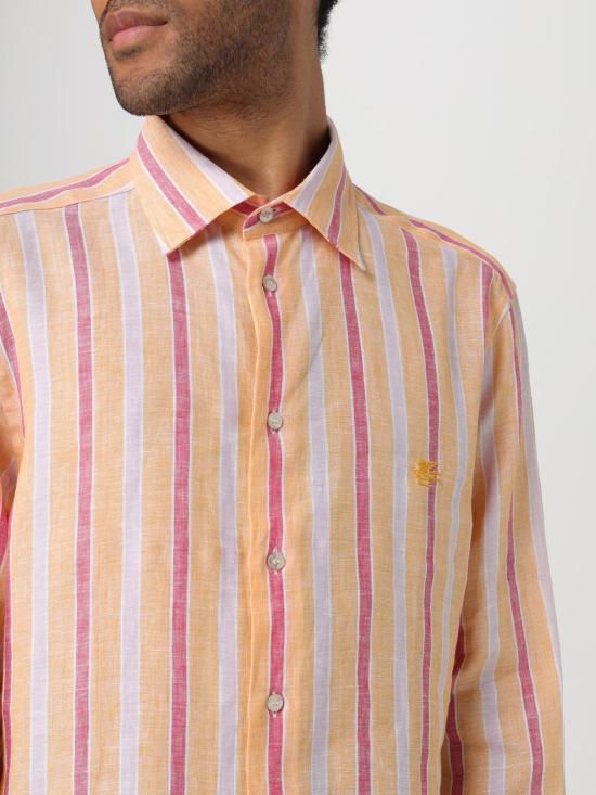 25FW 에트로 긴팔 셔츠 MRIB000299TR314 S8453 Yellow - ETRO