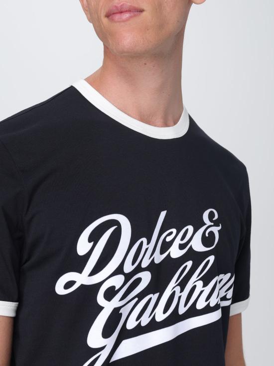 25FW 돌체앤가바나 반팔 티셔츠 G8PV1TG7PGC B0665 Blue - DOLCE & GABBANA