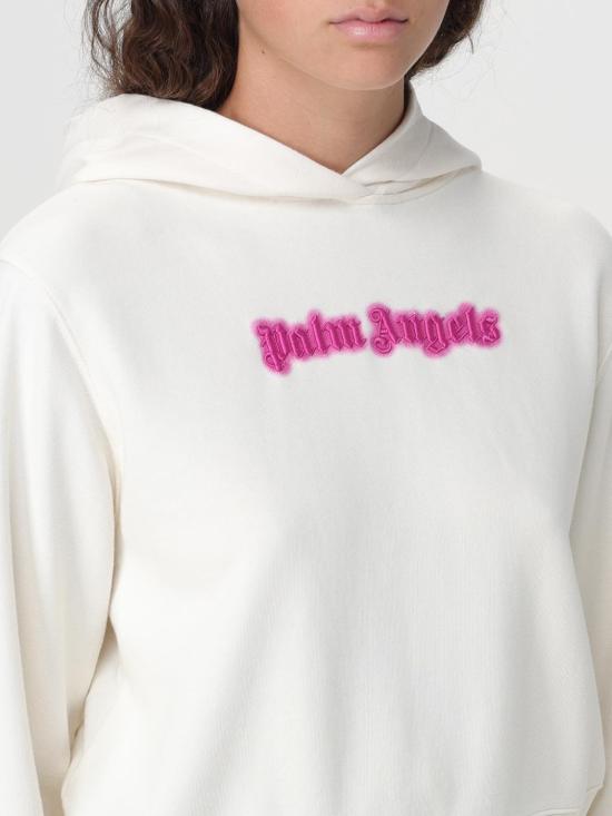 25FW 팜앤젤스 스웨터 PWBB069F24FLE0040332 Cream - PALM ANGELS