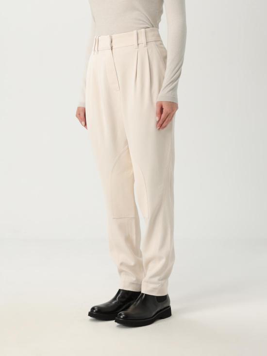 25FW 브루넬로 쿠치넬리 트레이닝/조거 팬츠 MG512P9029 C145 Ivory - BRUNELLO CUCINELLI