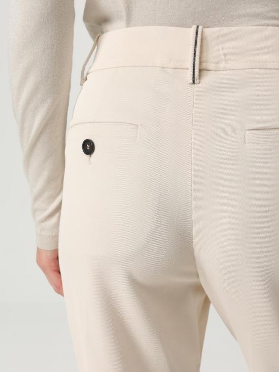 25FW 브루넬로 쿠치넬리 트레이닝/조거 팬츠 MG512P9029 C145 Ivory - BRUNELLO CUCINELLI