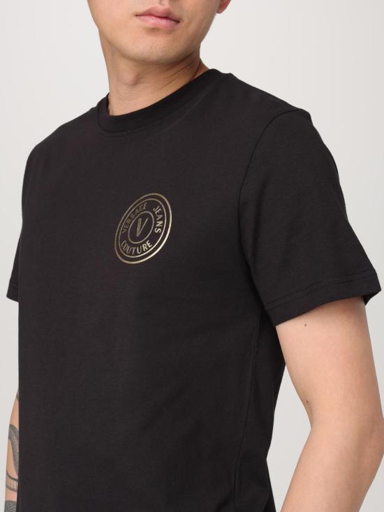 25SS 베르사체 반팔 티셔츠 78GAHT00CJ00T G89 Black - VERSACE