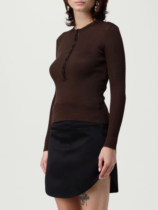 25FW 마그다뷰트림 탑 318725 Brown - MAGDA BUTRYM