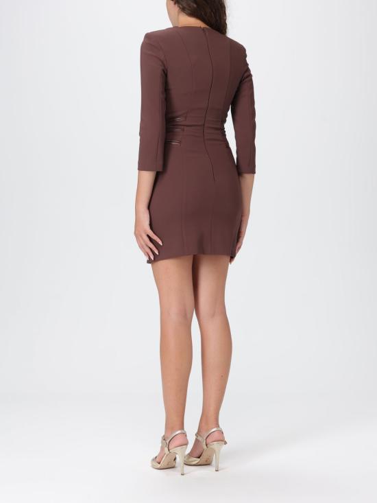 25FW 엘리자베타프랜치 숏 원피스 AB823 EA3 Coffee - ELISABETTA FRANCHI