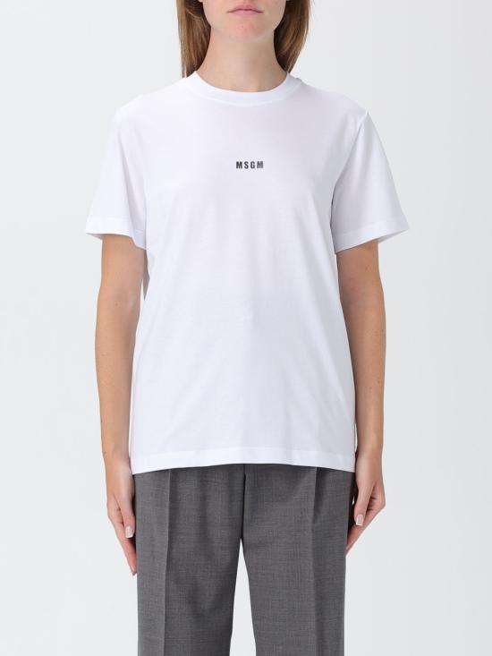 25FW 엠에스지엠 반팔 티셔츠 2000MDM500200002 01 White