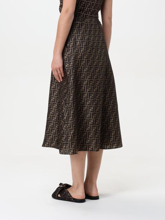 25FW 펜디 스커트 FQ7601A8G3 F1440 Mud - FENDI