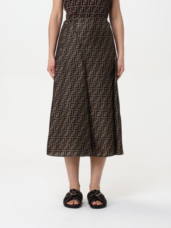 25FW 펜디 스커트 FQ7601A8G3 F1440 Mud