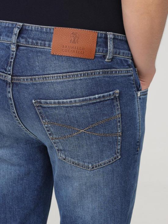 26SS 브루넬로 쿠치넬리 라이트웨이트 데님 팬츠 M283PD3210 C1471 Blue - BRUNELLO CUCINELLI