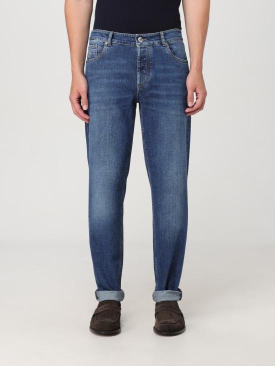 26SS 브루넬로 쿠치넬리 라이트웨이트 데님 팬츠 M283PD3210 C1471 Blue
