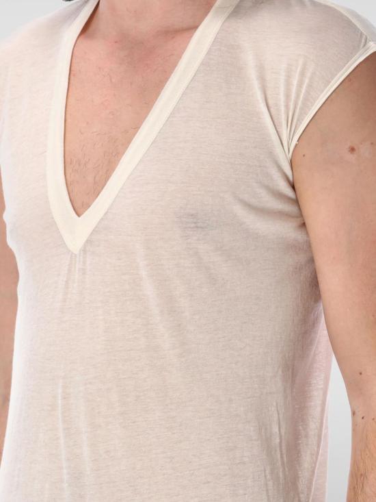 25SS 릭 오웬스 민소매 티셔츠 RU01E5233UC 21 Beige - RICK OWENS