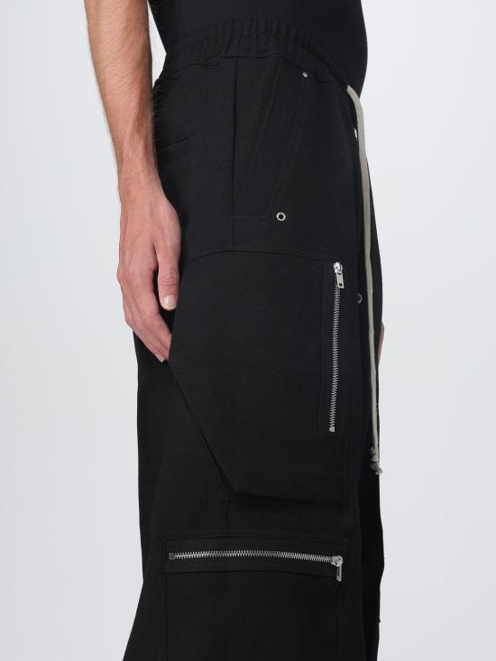 25FW 릭 오웬스 카고벨라스 팬츠 RU02E1339WDET1 09 Black - RICK OWENS