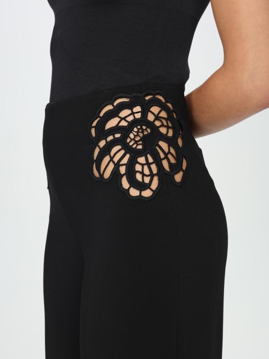 25FW 스텔라 맥카트니 스트레이트 팬츠 6401703DU300 1000 Black - STELLA MCCARTNEY