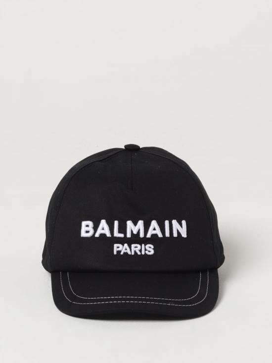 25FW [키즈] 발망 모자 BU0P97Z1053 930BC Black - BALMAIN