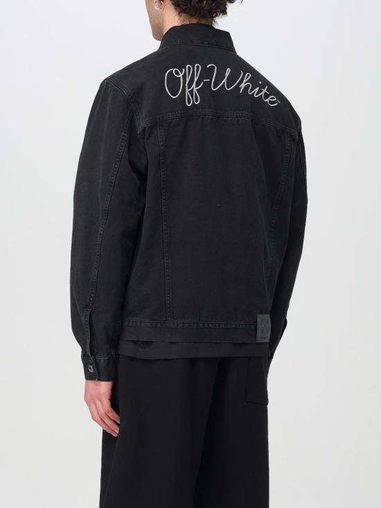 25FW 오프화이트 자켓 OMEV002C99FAB001 1001 Black - OFF WHITE