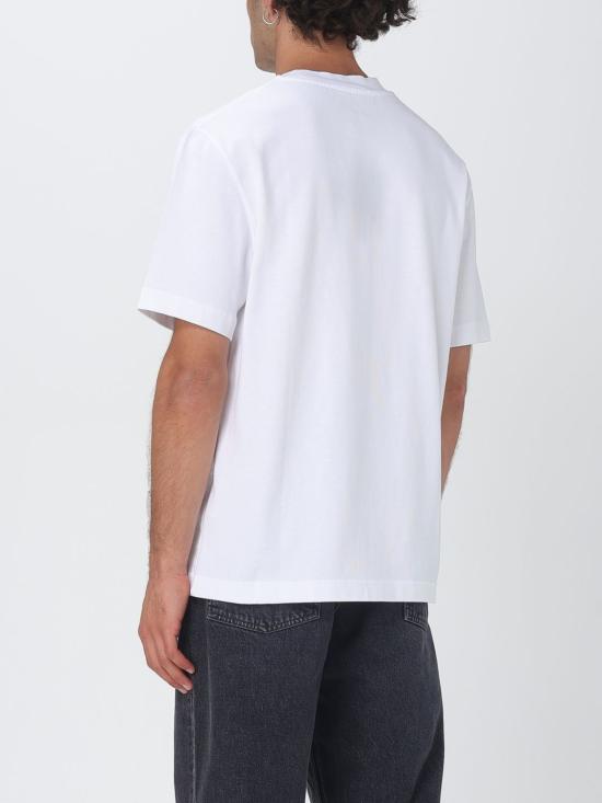 25FW 자크뮈스 그로그랭 로고 티셔츠 TSM00133AJ00226 100 White - JACQUEMUS