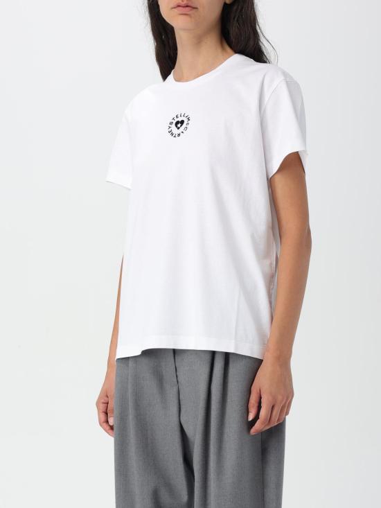 25FW 스텔라 맥카트니 반팔 티셔츠 6J02733SPY53 9000 White - STELLA MCCARTNEY