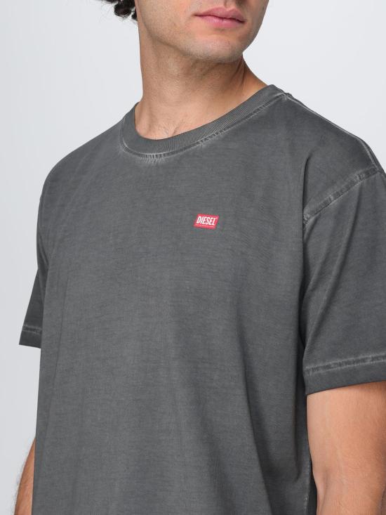 25FW 디젤 반팔 티셔츠 A187390IKBQ 9XX Black - DIESEL