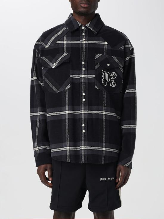 25FW 팜앤젤스 긴팔 셔츠 PMES023R24FAB001 1103 Grey