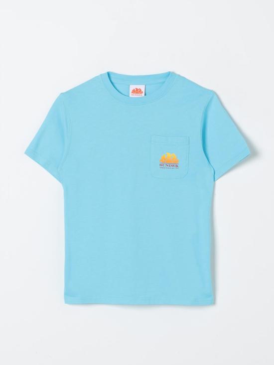 25FW [키즈] 선덱 티셔츠 B028TEJ7800 05200 Blue 1