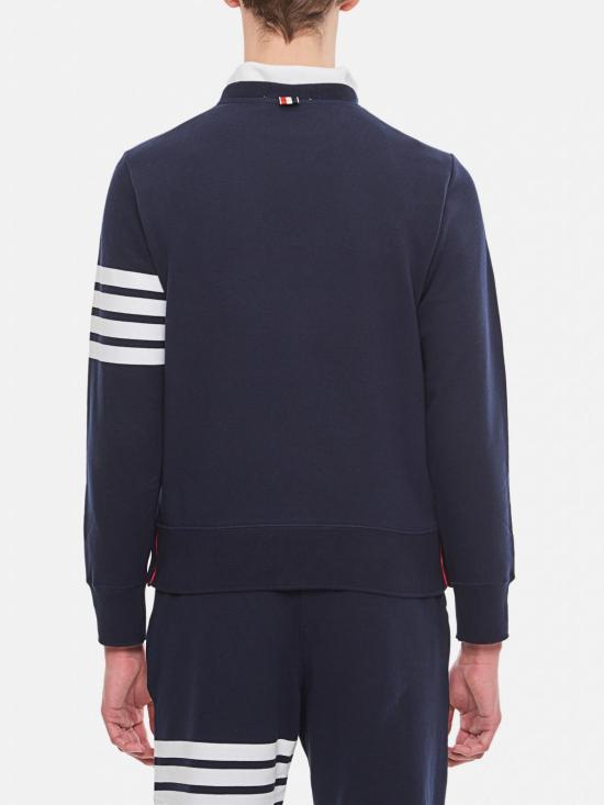 25FW 톰브라운 긴팔 티셔츠 MJT021H00535 461 Blue - THOM BROWNE