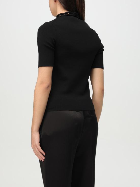 25FW 파코라반 반팔 티셔츠 25PMPU016ML0308 P001 Black - PACO RABANNE