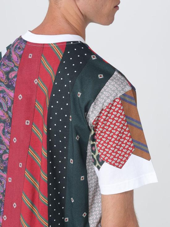 25FW 모스키노 반팔 티셔츠 07295241 2888 Multicolor - MOSCHINO