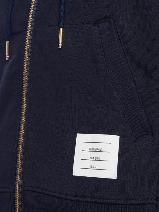 25FW 톰브라운 집업 니트 MJT022H00535 461 Blue - THOM BROWNE