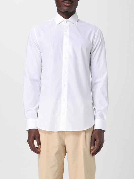 25FW 마이클 코어스 긴팔 셔츠 MD0MD91399 100 White