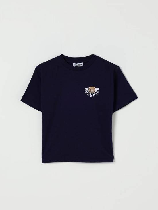 25FW [키즈] 모스키노 티셔츠 HOM05GLAA10 40016 Navy
