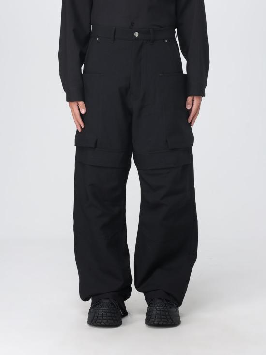 25FW 릭 오웬스 스트레이트 팬츠 RU02E1346WGP 09 Black