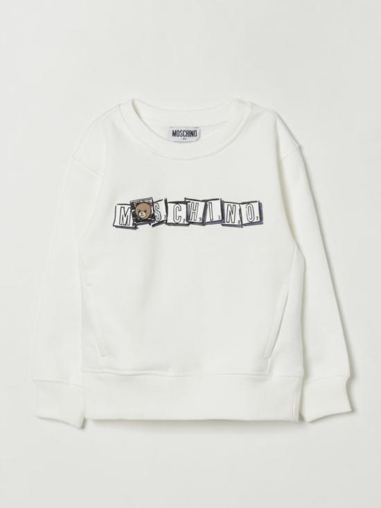 25FW [키즈] 모스키노 풀오버 HUF09HLCA58 10063 White