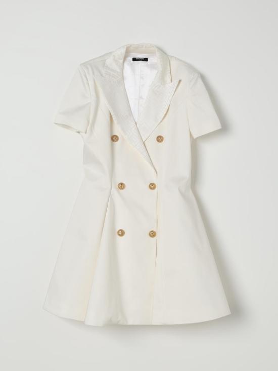 25FW [키즈] 발망 원피스 BW1D71P0484 100AV White