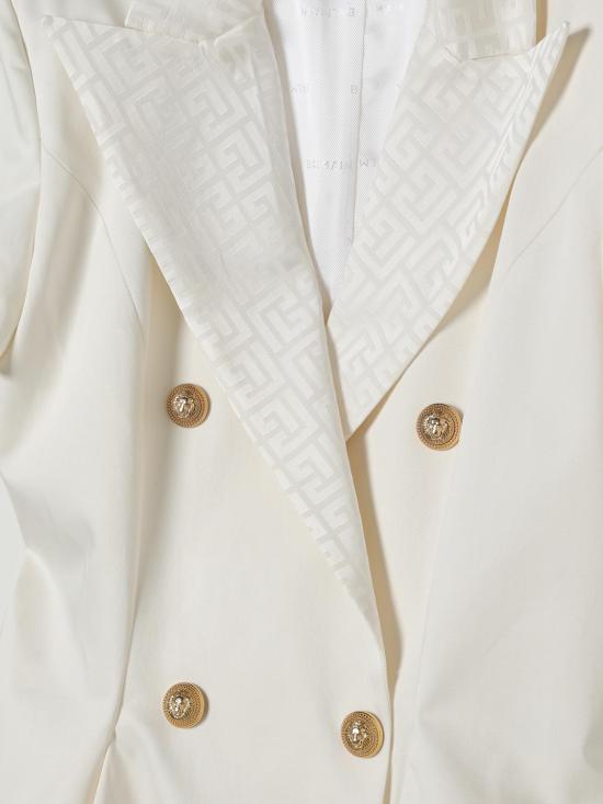 25FW [키즈] 발망 원피스 BW1D71P0484 100AV White - BALMAIN