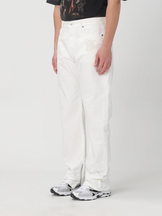 25FW 오프화이트 데님 팬츠 OMYA177S24DEN001 0202 White - OFF WHITE