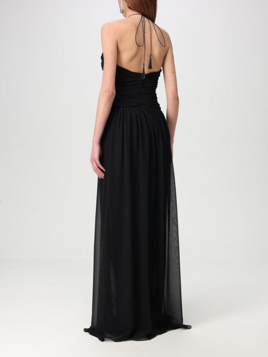 25FW 톰포드 롱 원피스 AB3471FAX852 LB999 Black - TOMFORD