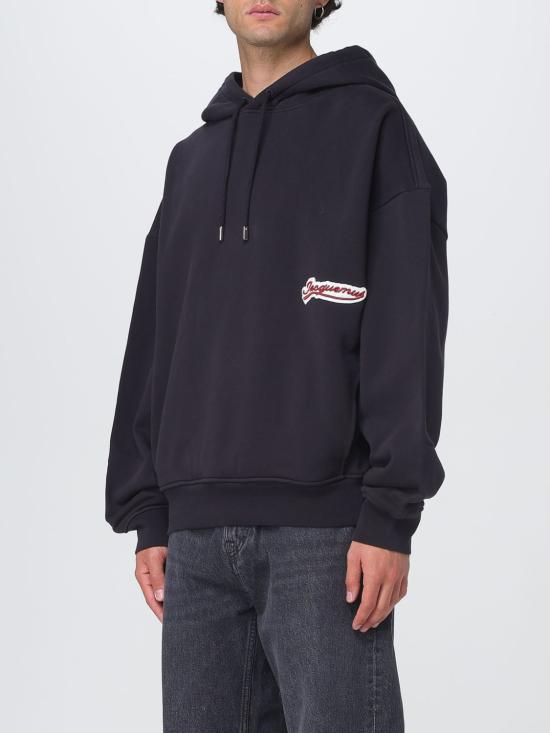 25FW 자크뮈스 긴팔 티셔츠 HOM00415AJ00126 3GH Blue - JACQUEMUS