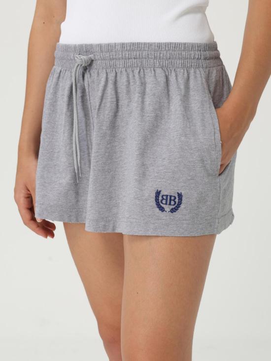 25FW 발렌시아가 숏 스커트 834169TSVC9 1300 Grey - BALENCIAGA