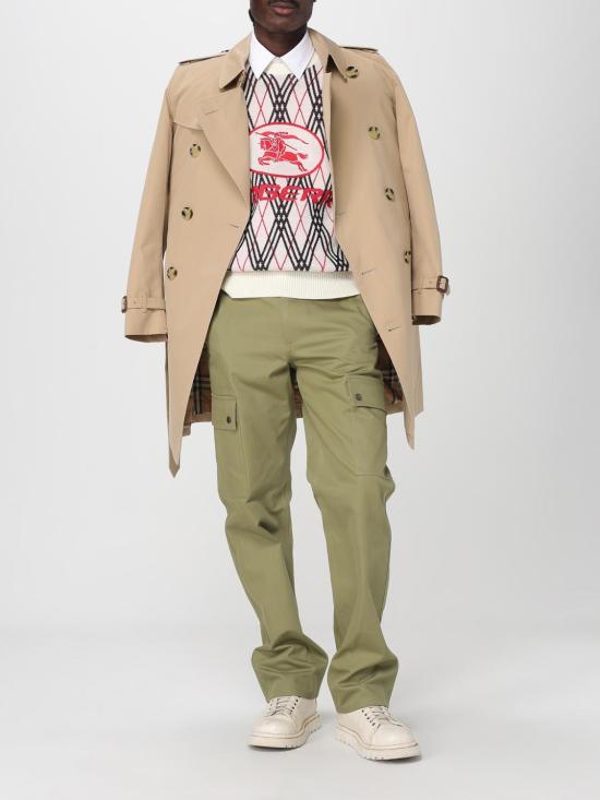 25FW 버버리 아가일 체크 울 블렌드 스웨터  8110554 Multicolor - BURBERRY