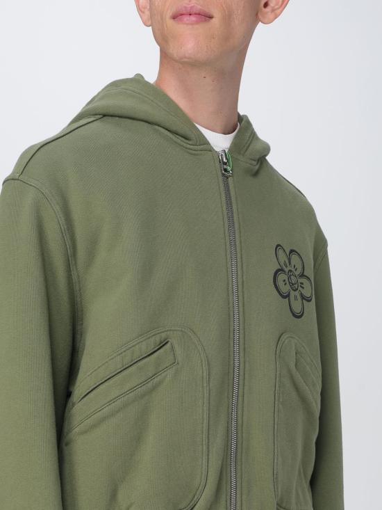 25FW 겐조 집업 니트 FF65H05514MT 50 Kaki - KENZO