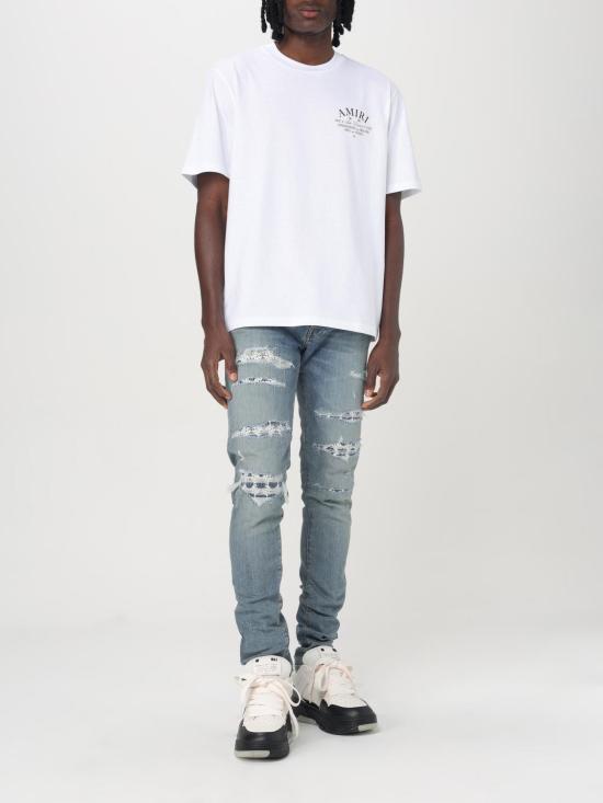 25FW 아미리 반팔 티셔츠 AMJYTE1071 100 White - AMIRI