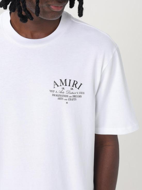 25FW 아미리 반팔 티셔츠 AMJYTE1071 100 White - AMIRI