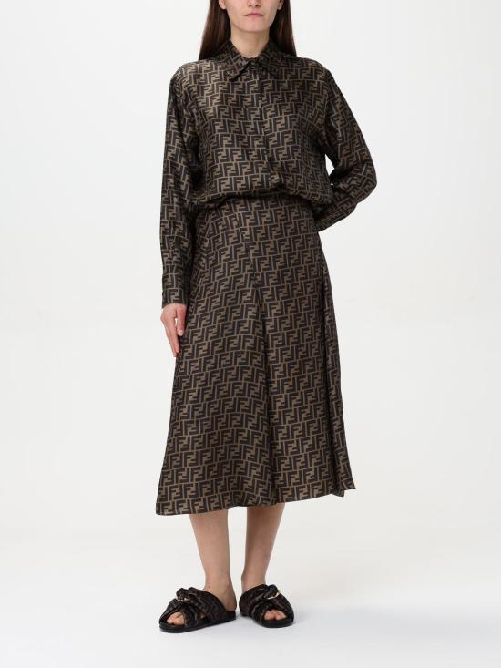 25FW 펜디 블라우스 FS8107A8G3 F118W Tobacco - FENDI