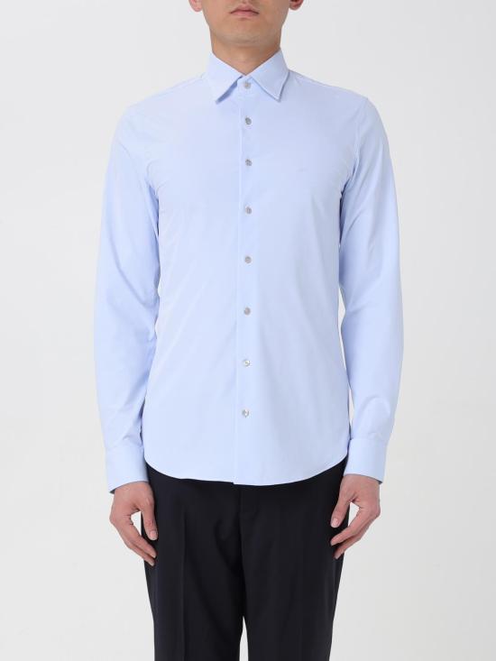 25FW 마이클 코어스 긴팔 셔츠 MD0MD91399 453 Blue 1