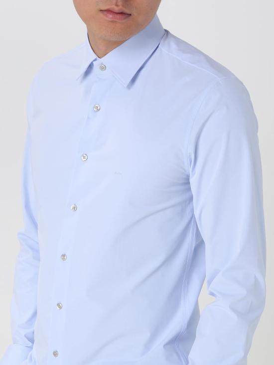 25FW 마이클 코어스 긴팔 셔츠 MD0MD91399 453 Blue 1 - MICHAEL KORS