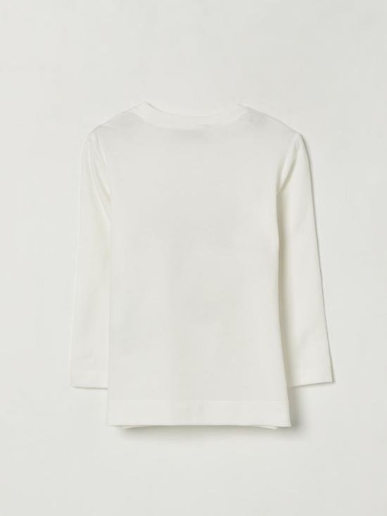 25FW [키즈] 모나리자 티셔츠 19F6126003 0001 Yellow Cream - MONNALISA