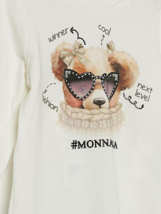 25FW [키즈] 모나리자 티셔츠 19F6126003 0001 Yellow Cream - MONNALISA