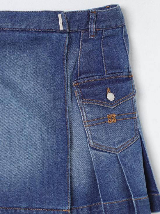 25FW [키즈] 지방시 스커트 H30395 Z10 Blue - GIVENCHY